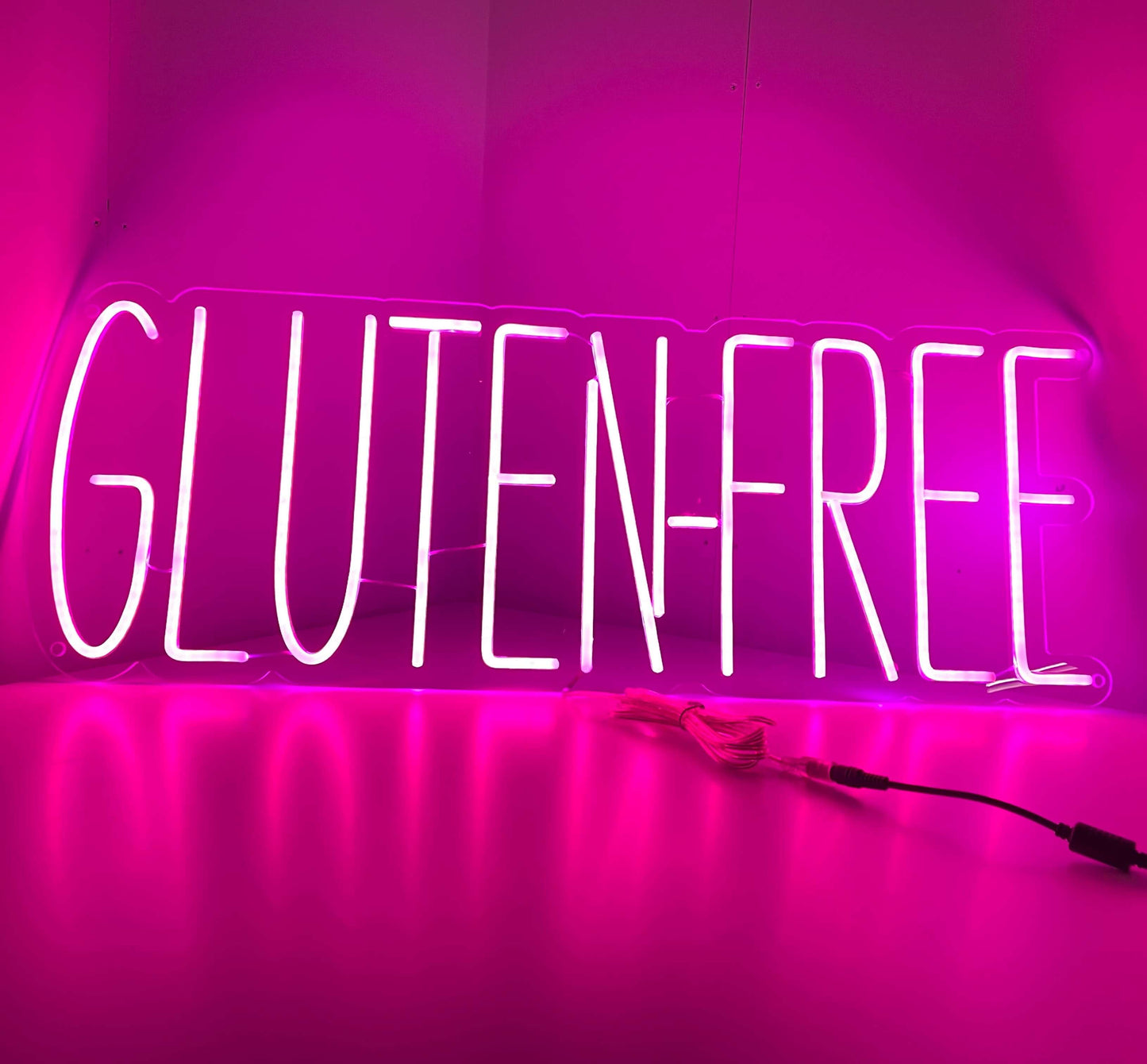 Glutenfreies Neonschild - The Art Neon