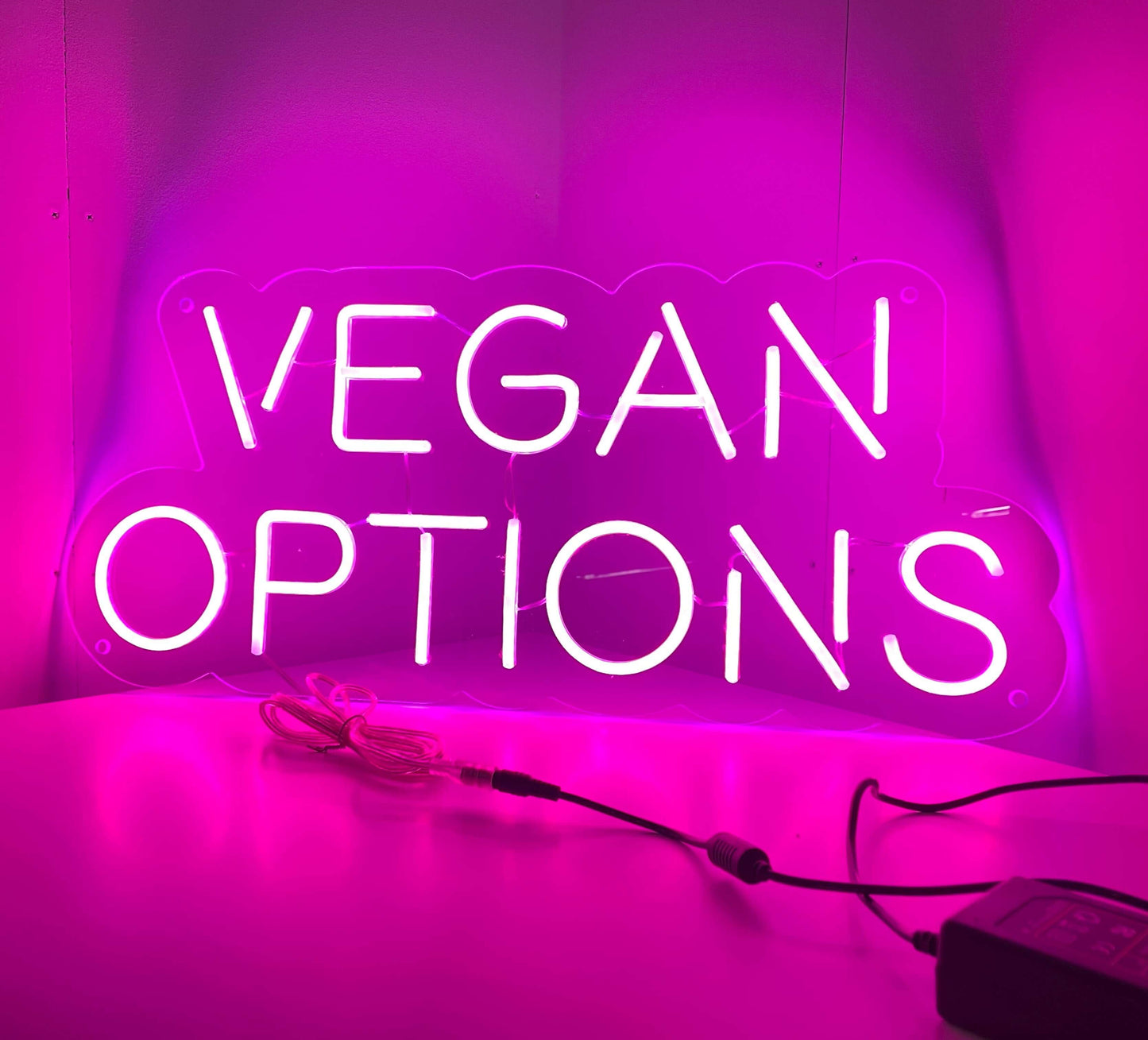 Vegane Optionen Neonschild - The Art Neon