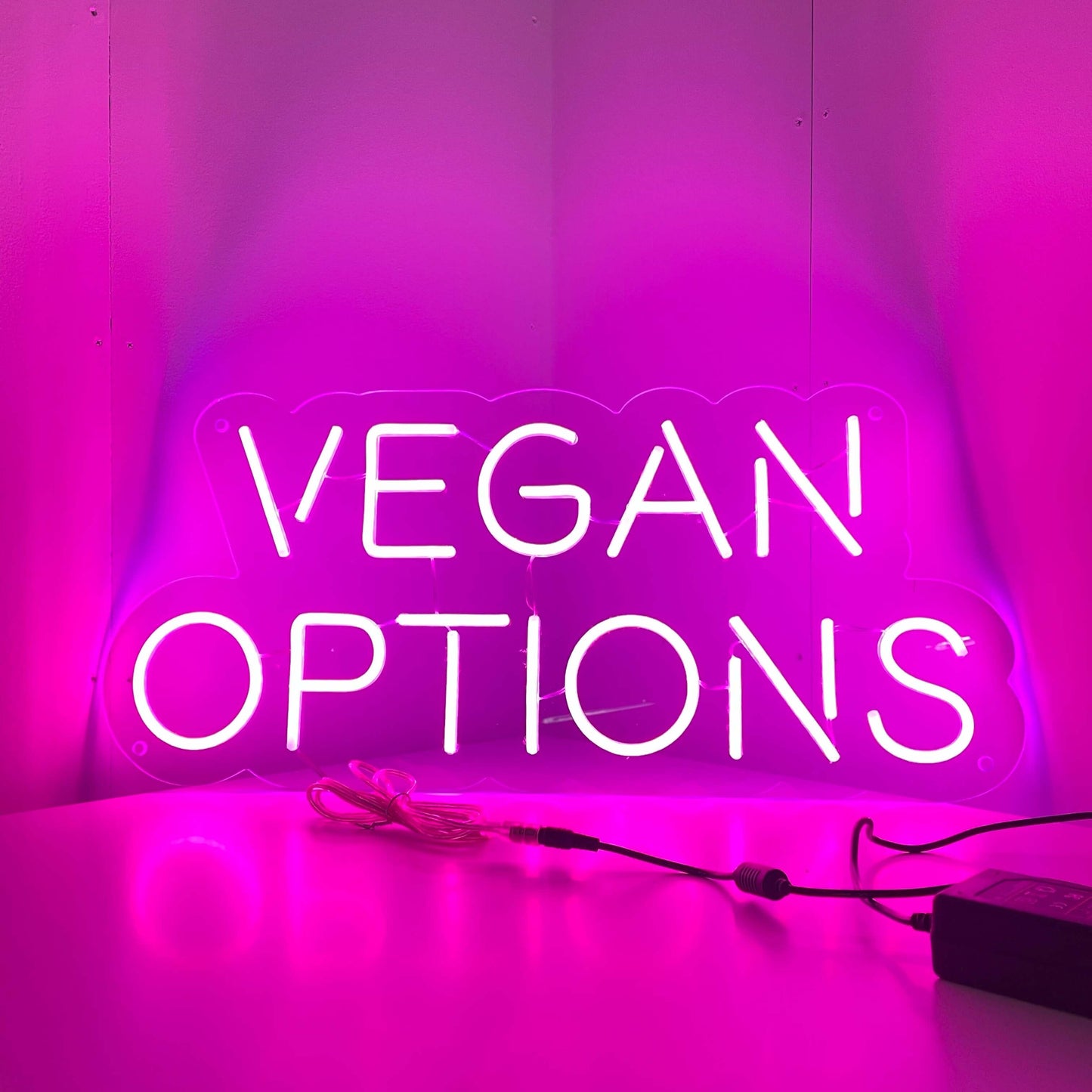 Vegane Optionen Neonschild - The Art Neon