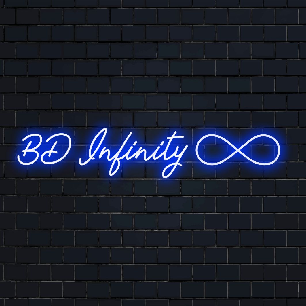 BD Infinity Neon Leuchtschild
