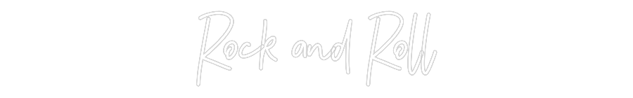Custom Neon: Rock and Roll