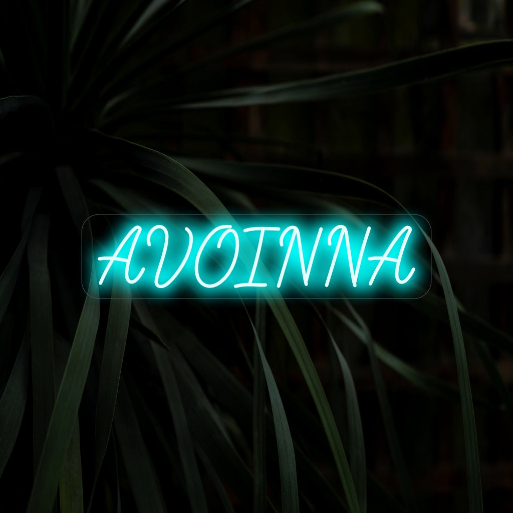 „Avoinna-Neonschild“ – Ein einladendes Neonlicht mit dem finnischen Wort „Avoinna“, das Kunden wissen lässt, dass Ihr Lokal geöffnet und bedienungsbereit ist.