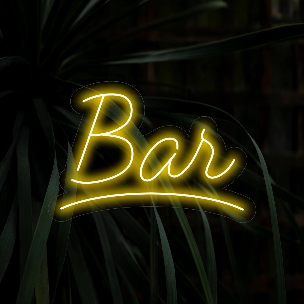 „Bar-Neonschild“ – Ein klassisches Neonlicht mit dem Wort „Bar“, das in Ihrer Bar oder Ihrem Pub eine zeitlose und einladende Atmosphäre schafft.
