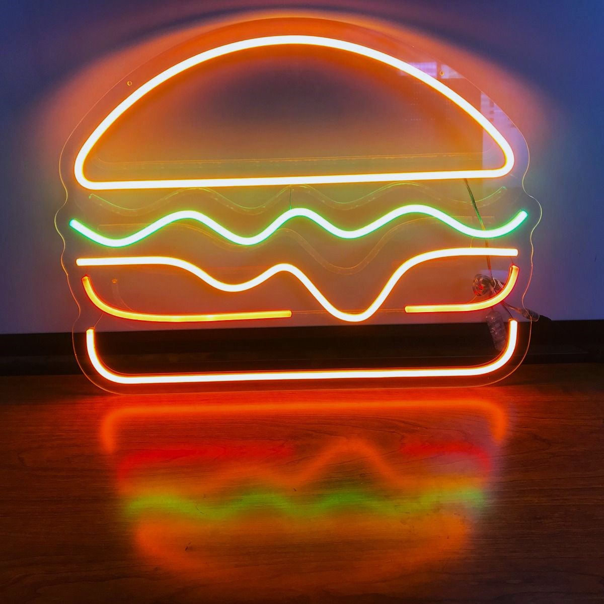 Burger LED Leuchtschild