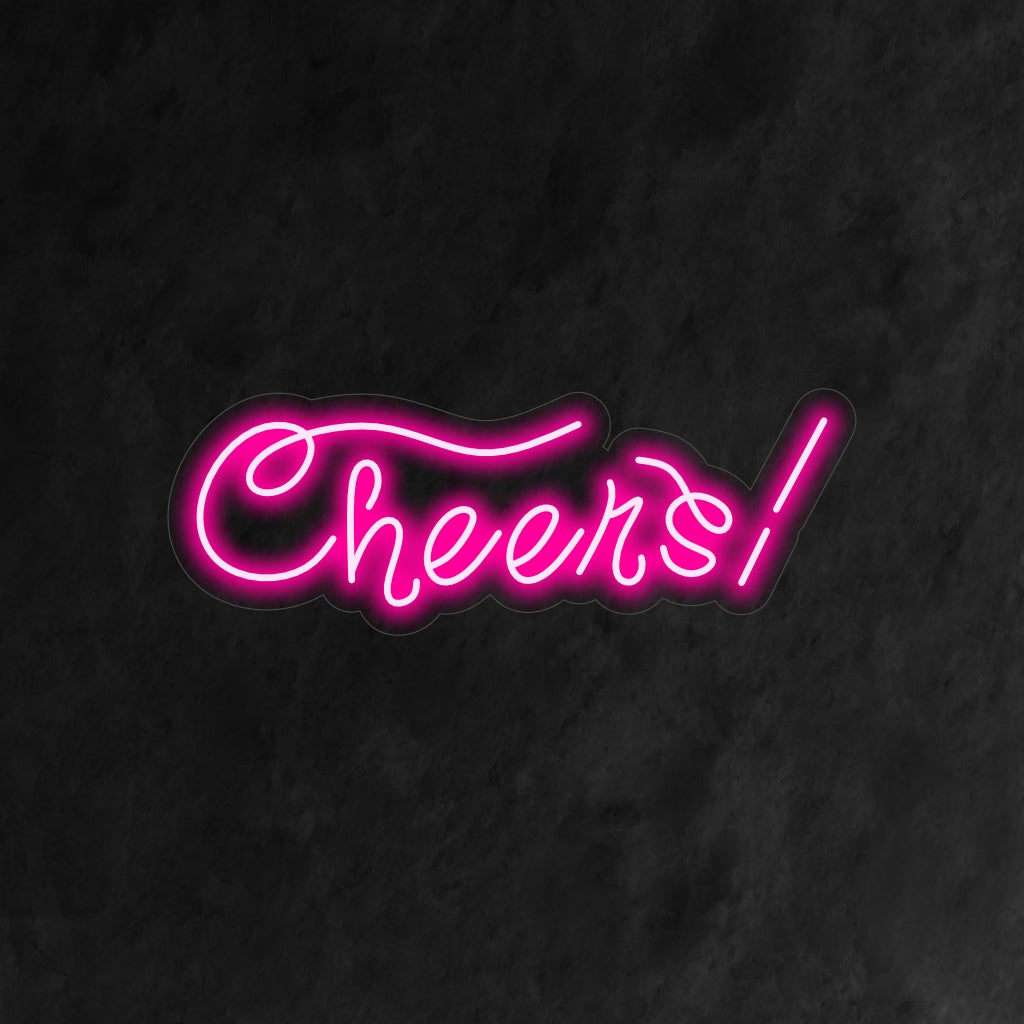 „Cheers Bar Neon Sign“ ist eine lebendige und einladende Ergänzung für Ihr Bar-Interieur. Ein Neonlicht, das die Gäste zum Zusammenkommen und Feiern einlädt.