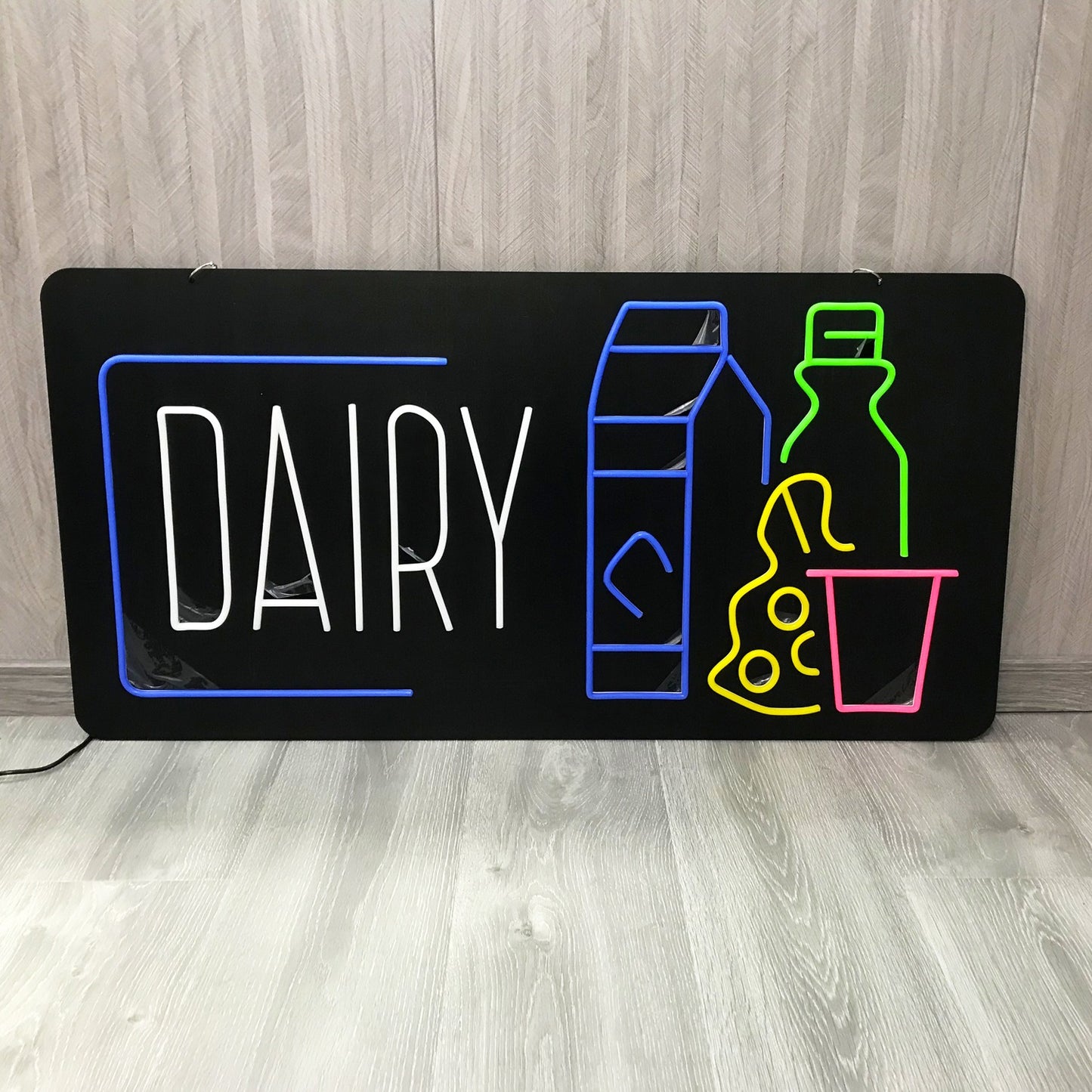 Dairy LED Leuchtschild