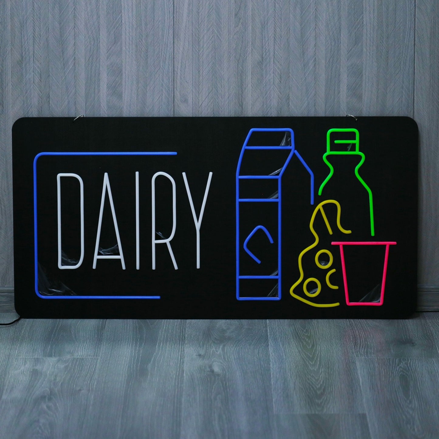 Dairy LED Leuchtschild