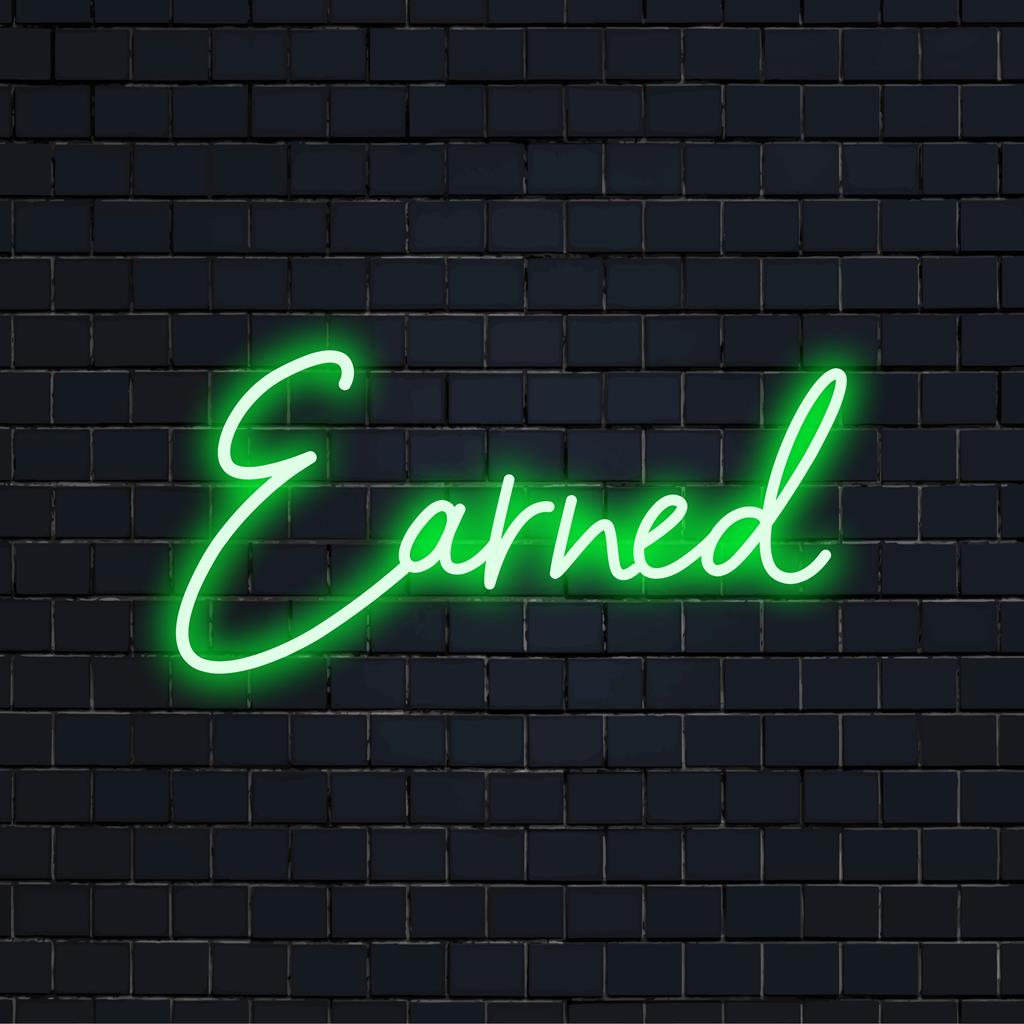 Lebendiges, maßgeschneidertes LED-Neonschild mit einzigartigem Design, perfekt für personalisierte Neonkunst und auffällige Wanddekorationen.