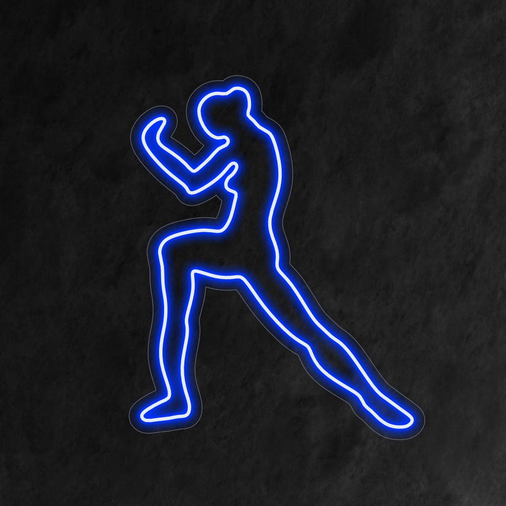 „Female Martial Arts Neon Sign“ leuchtet mit dynamischer Kraft, ideal für Kampfsportstudios und Räume, in denen die Fähigkeiten und Widerstandsfähigkeit von Frauen in den Kampfsportarten gefeiert werden, und verleiht der Atmosphäre eine kraftvolle Note.