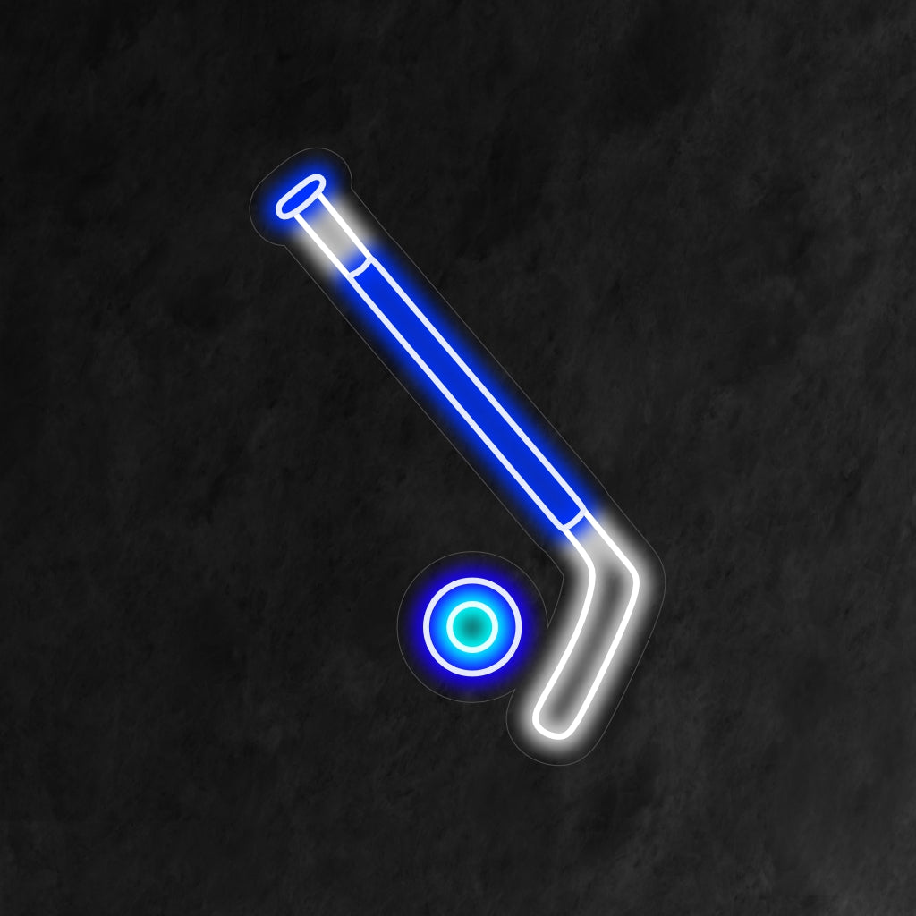 „Hockey-Neonschild“ – Eine energiegeladene Ergänzung für Sportbars und Veranstaltungsorte mit Hockey-Thema, die mit dynamischen Neonlichtern den Geist des Spiels für begeisterte Hockey-Fans einfängt.