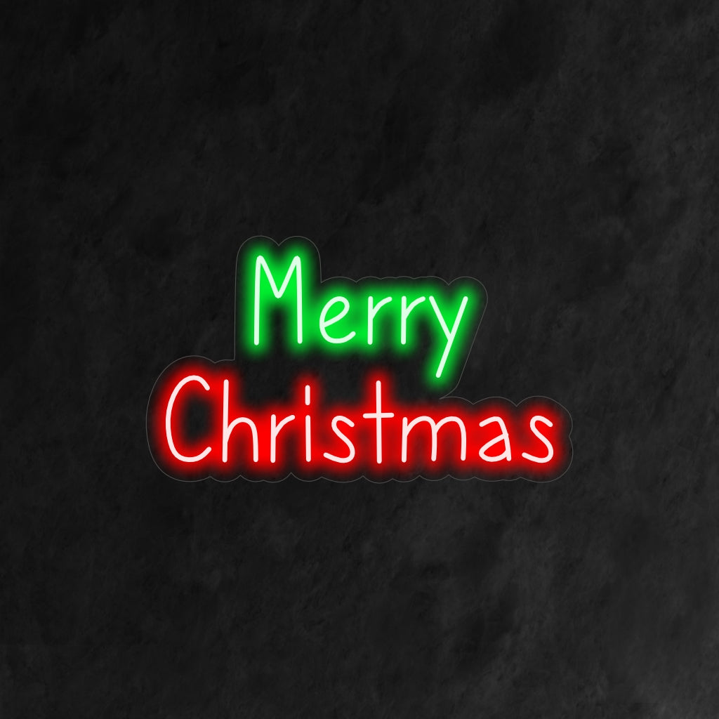 „Lettering Merry Christmas Neon Sign“ ist eine elegante und festliche Ergänzung für Ihr weihnachtliches Interieur. Ein Neonlicht, das den eleganten Schriftzug „Frohe Weihnachten“ zur Geltung bringt.