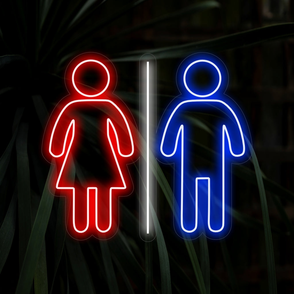 Das „Neonschild für Toiletten für Männer und Frauen“ ist eine praktische und unverzichtbare Ergänzung für Toilettenbereiche und sorgt für eine klare und stilvolle Beschilderung. Beleuchten Sie Ihre Toiletten mit Komfort!