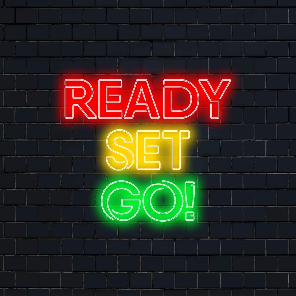 Maßgefertigtes LED-Neonschild in leuchtenden Farben. Perfekt als individuelle Dekoration für jeden Raum oder jede Veranstaltung.