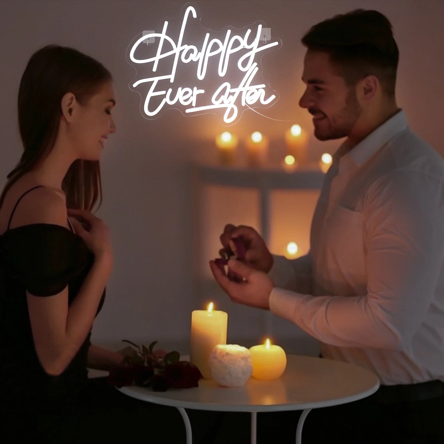 Happy Ever After 5V USB LED Leuchtschild - Preisgünstig