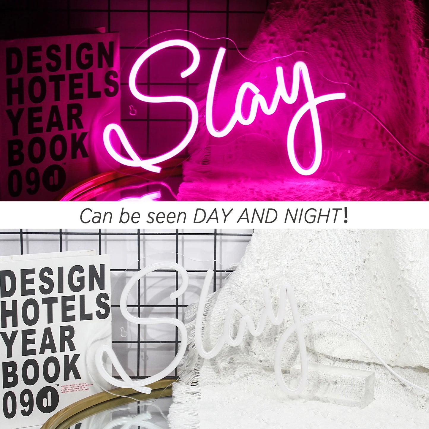 Slay 5V USB LED Neon Schild - Budgetfreundlich