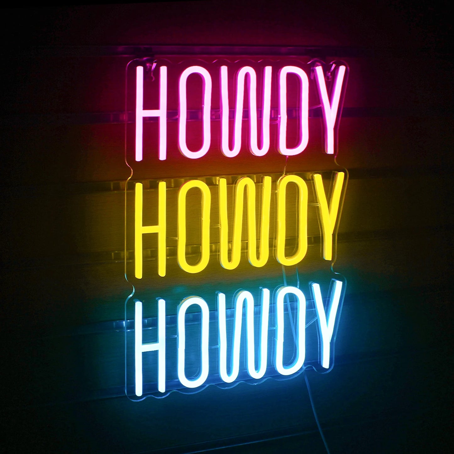 Howdy 5V USB LED Neon Schild - Preisgünstig