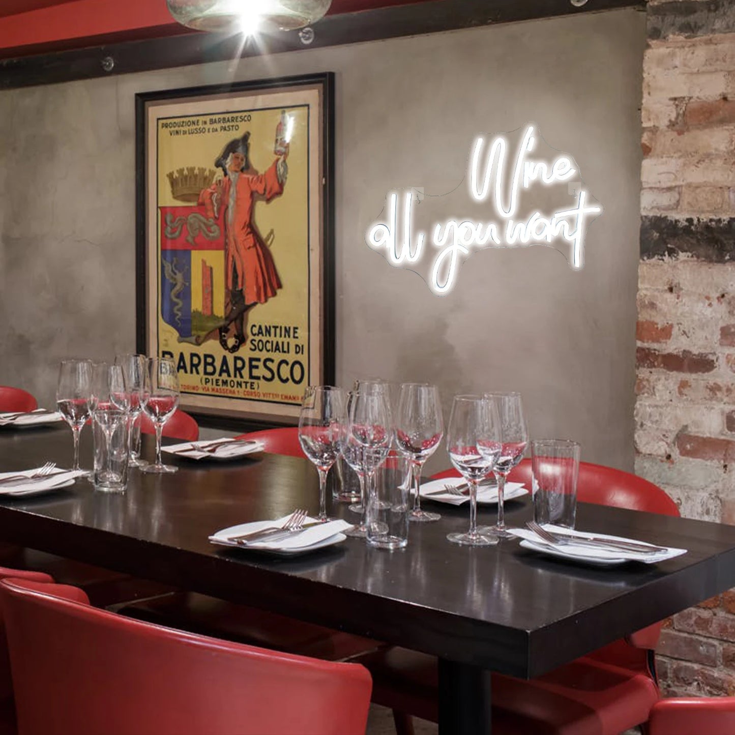 Wein Soviel Du Willst 5V USB LED Leuchtschild - Preisgünstig