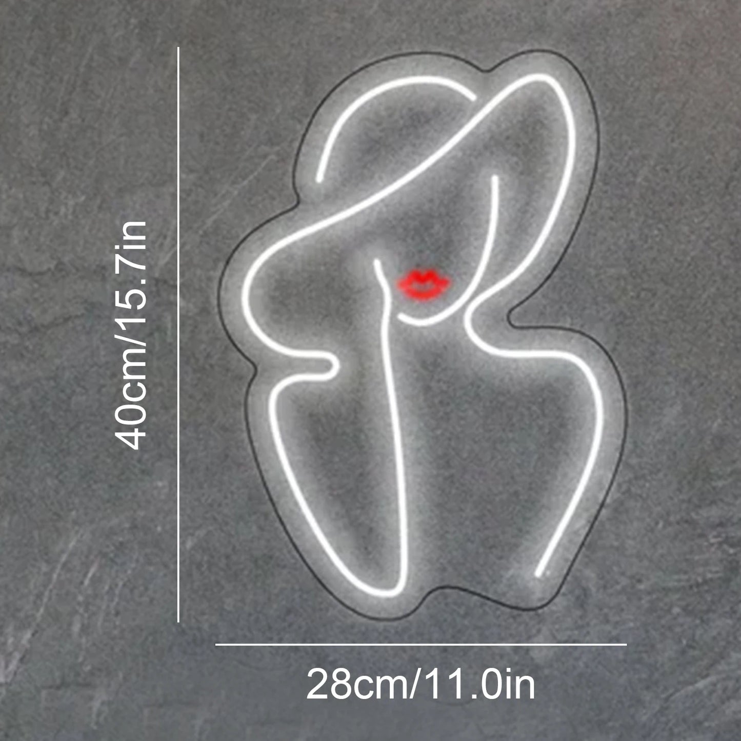 Lady 5V USB LED Neonschild - Preisgünstig