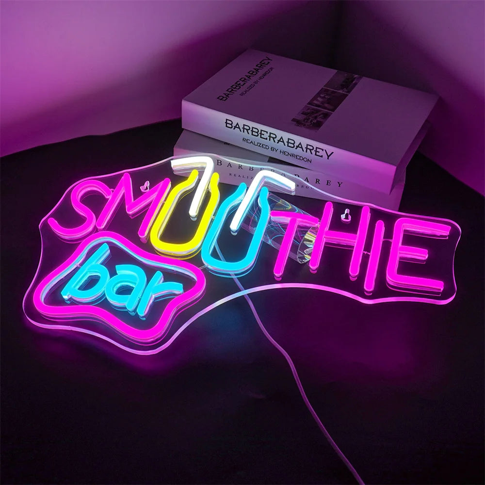 Smoothie Bar 5V USB LED Leuchtschild - Preiswert