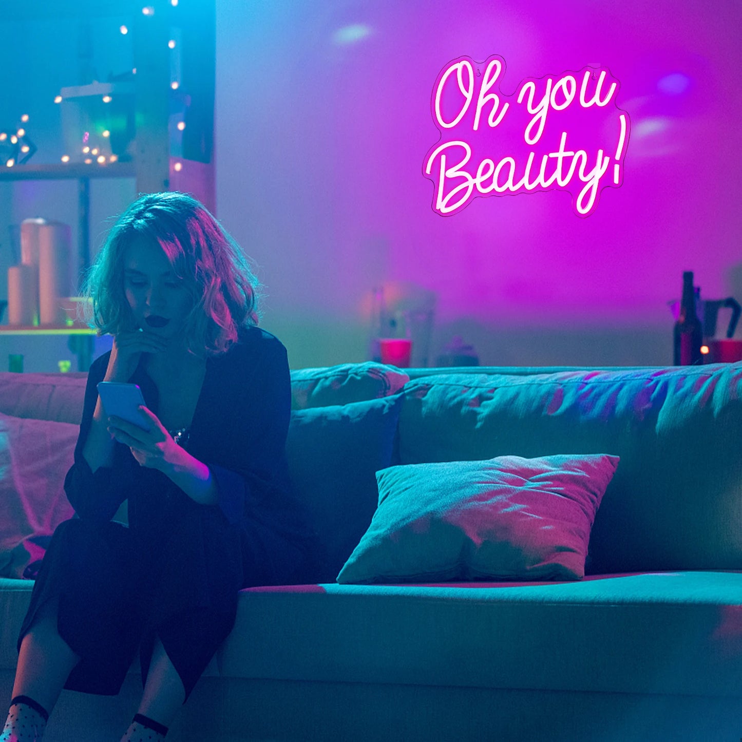 Oh You Beauty 5V USB LED Leuchtschild - Preisgünstig
