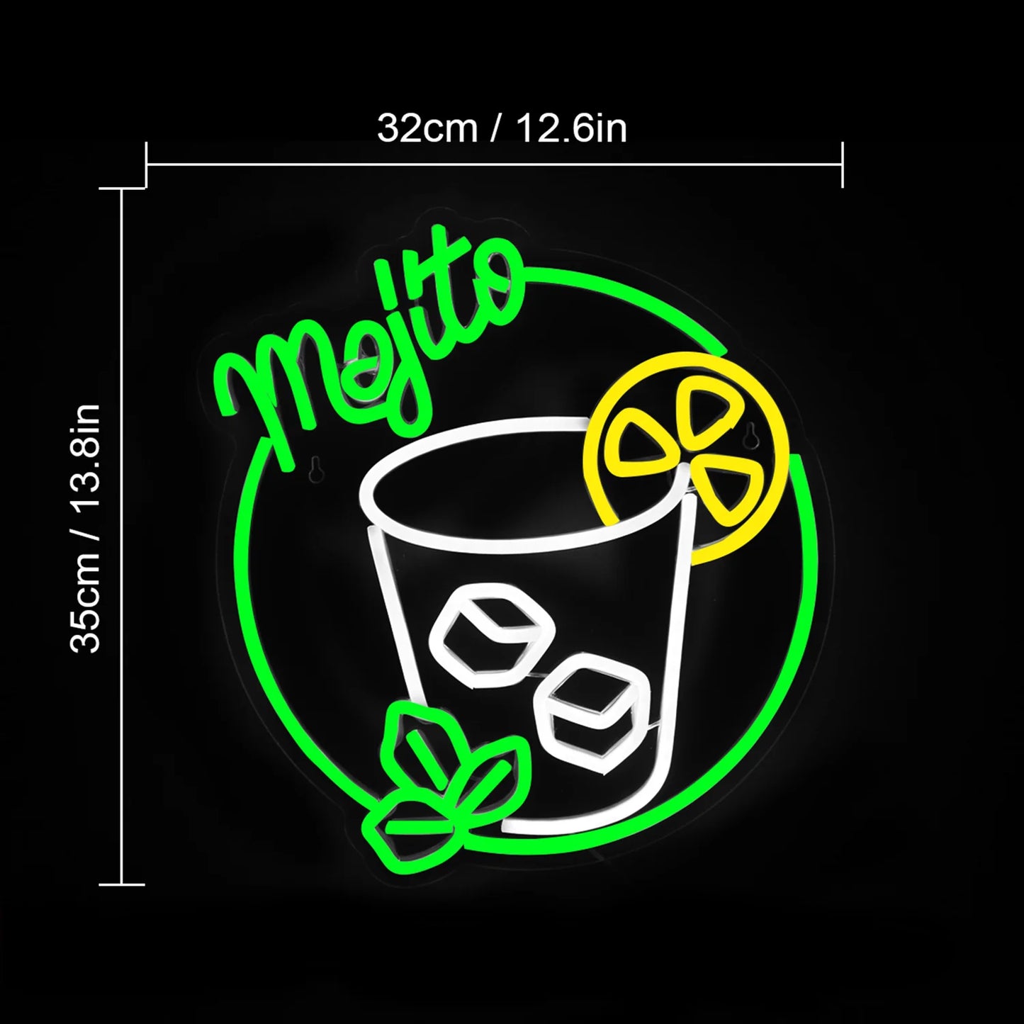 Mojito 5V USB LED Leuchtschild - Preisgünstig