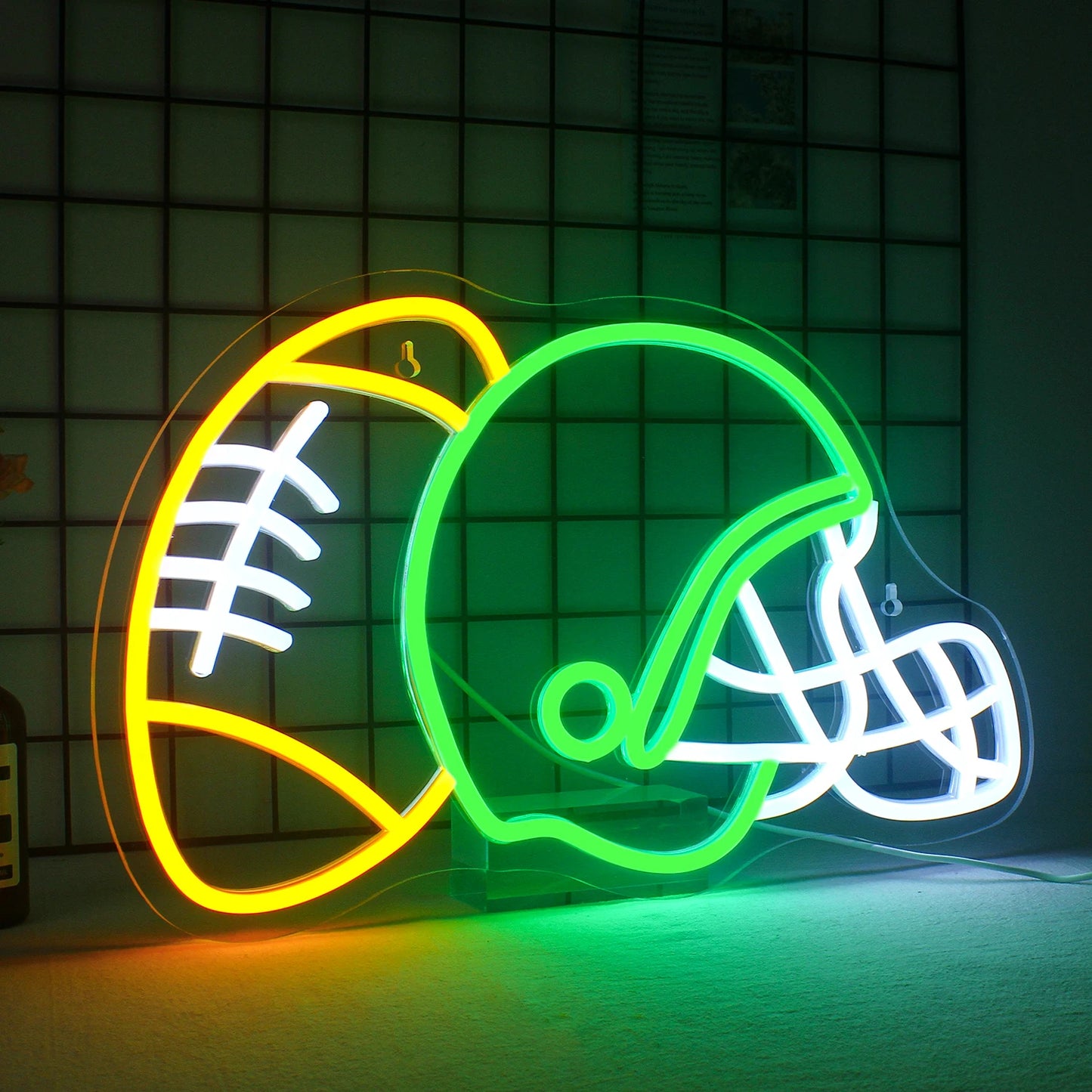 Rugby-Helm 5V USB LED Neon Schild - Preisgünstig