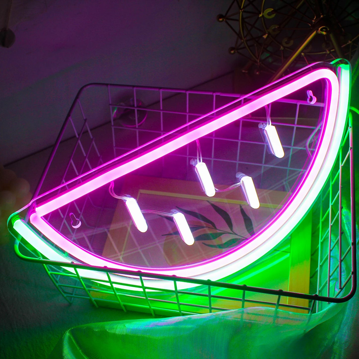 Wassermelonen 5V USB LED Leuchtschild - Preisgünstig
