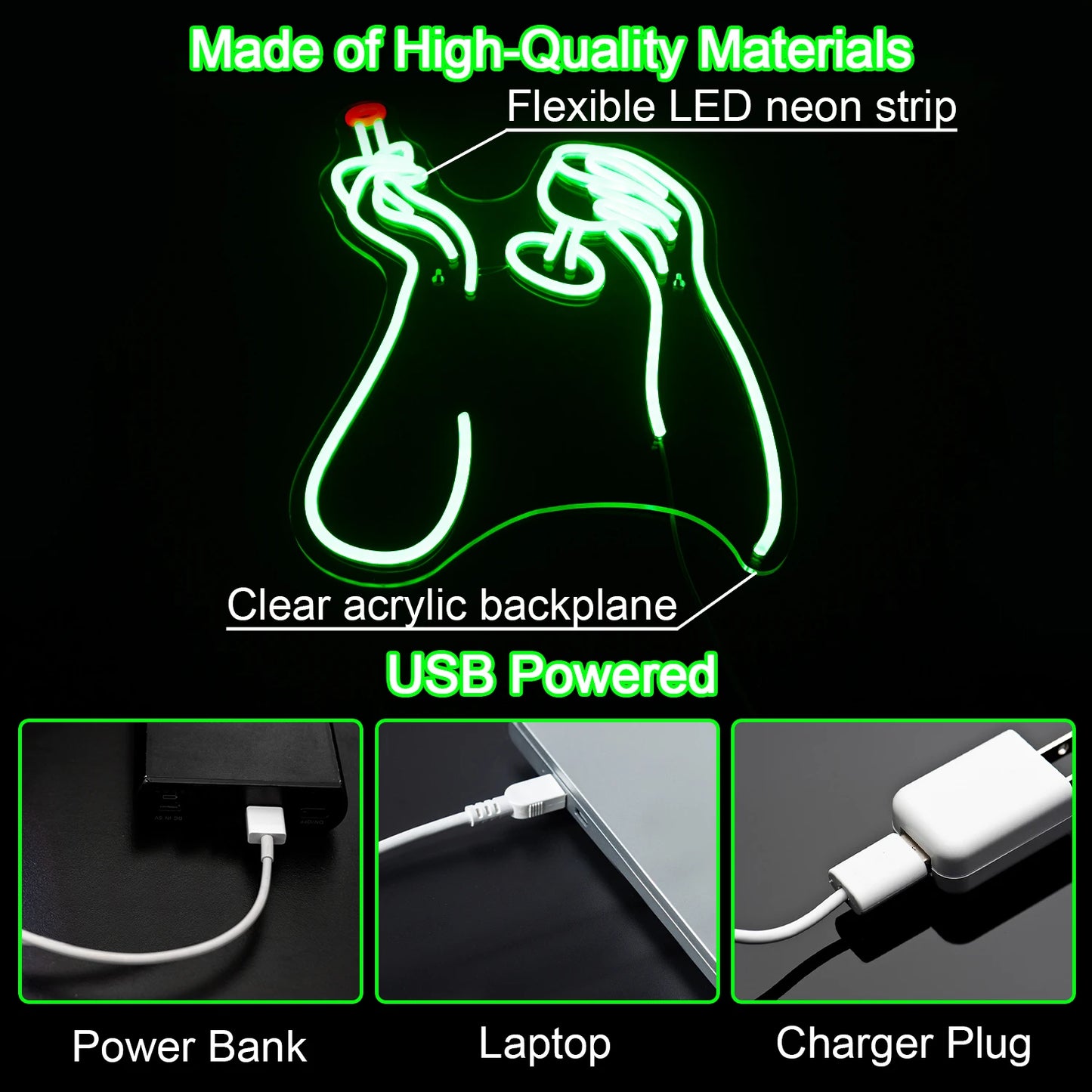 Rauchen und Trinken 5V USB LED Leuchtschild - Preiswert