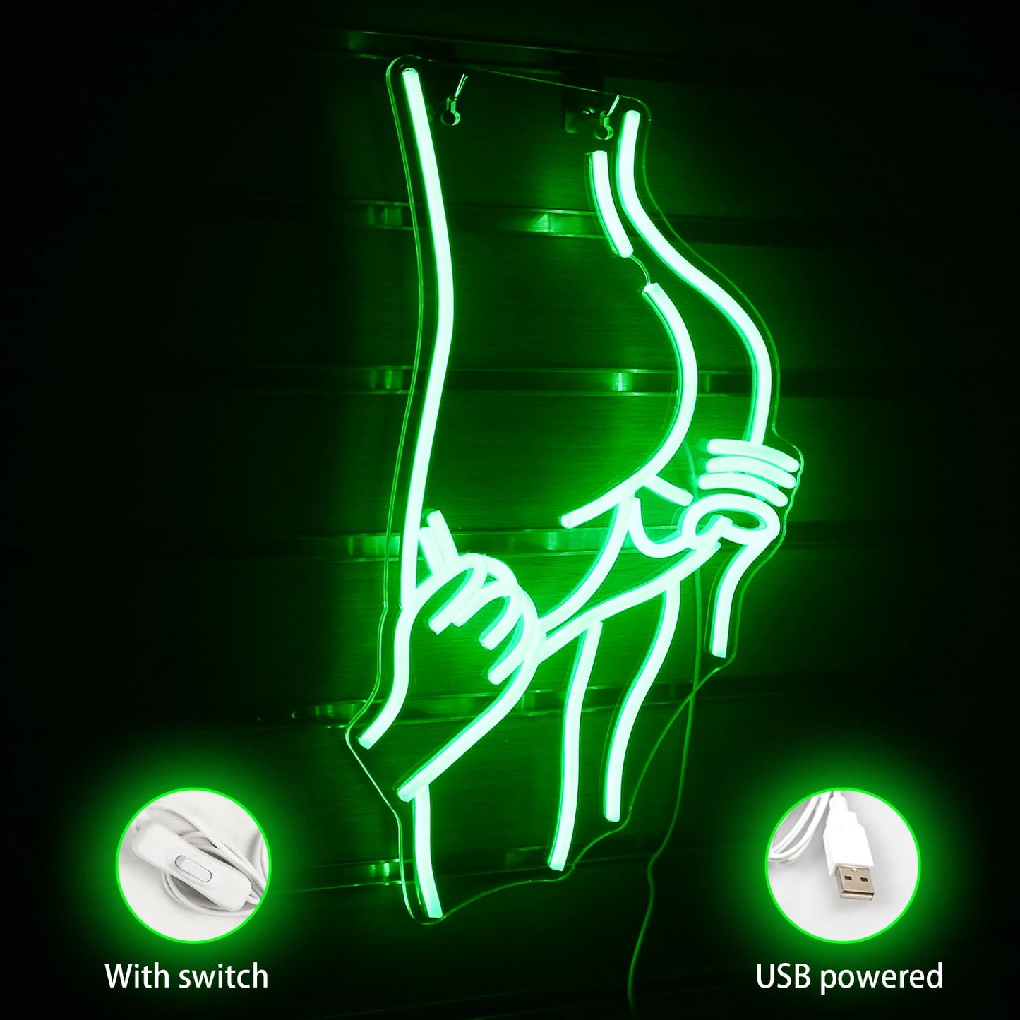 Sexy Lady 5V USB LED Neonschild - Preiswert