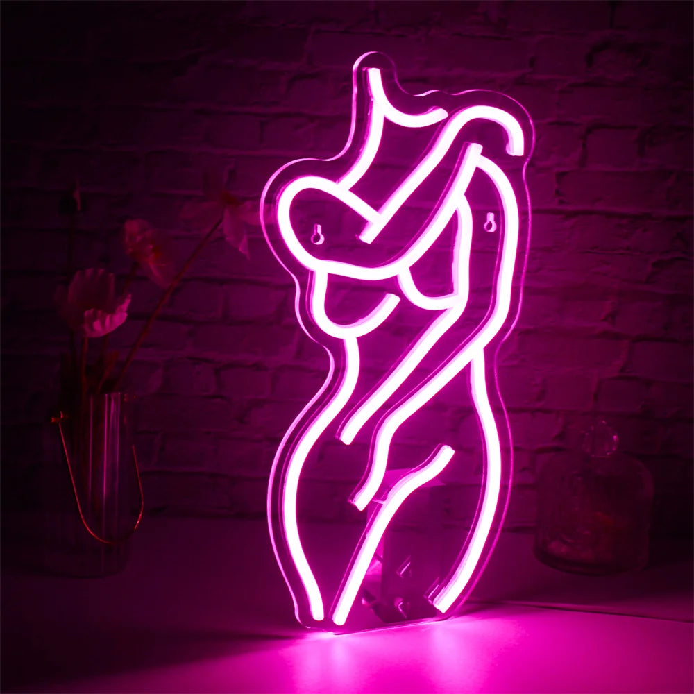 Sexy Lady Night 5V USB LED Neon Schild - Preisgünstig