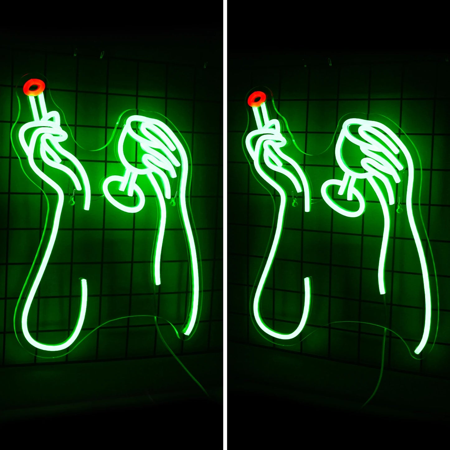 Rauchen und Trinken 5V USB LED Leuchtschild - Preiswert