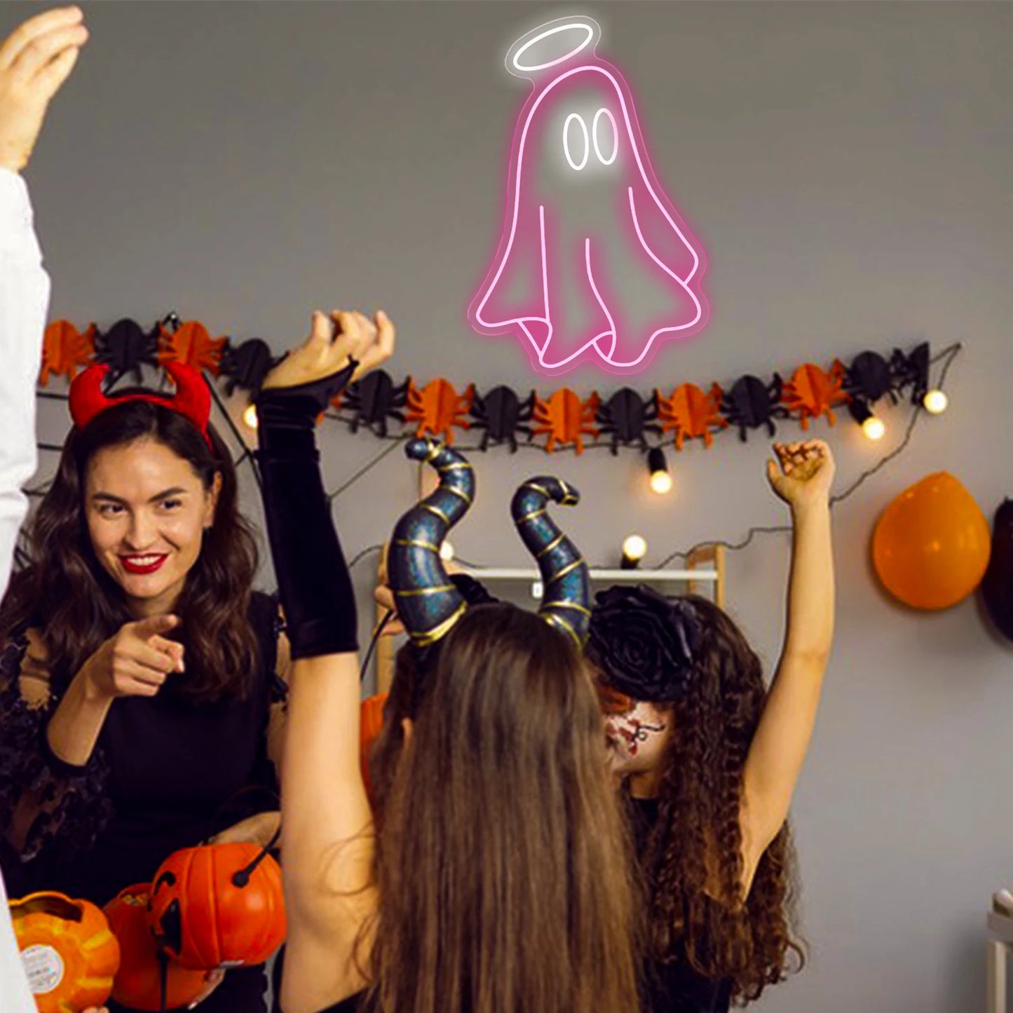 Ghost 5V USB LED Leuchtschild - Preisgünstig