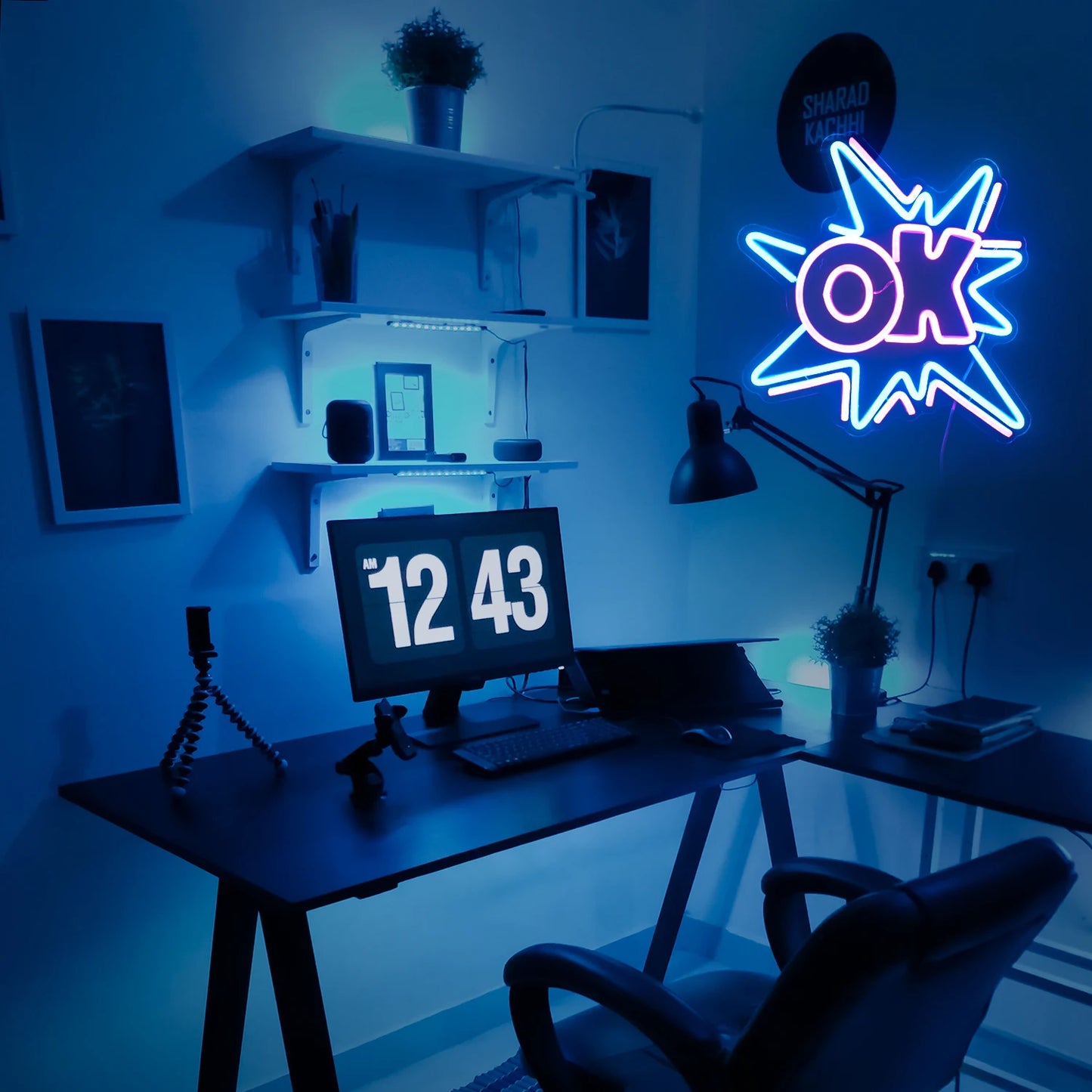 Ok 5V USB LED Leuchtschild - Preisgünstig