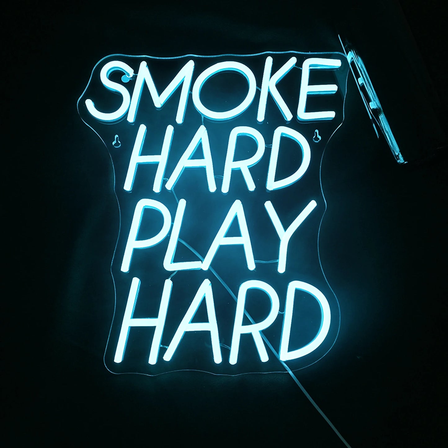 Smoke Hard Play Hard 5V USB LED Neonschild - Preisgünstig