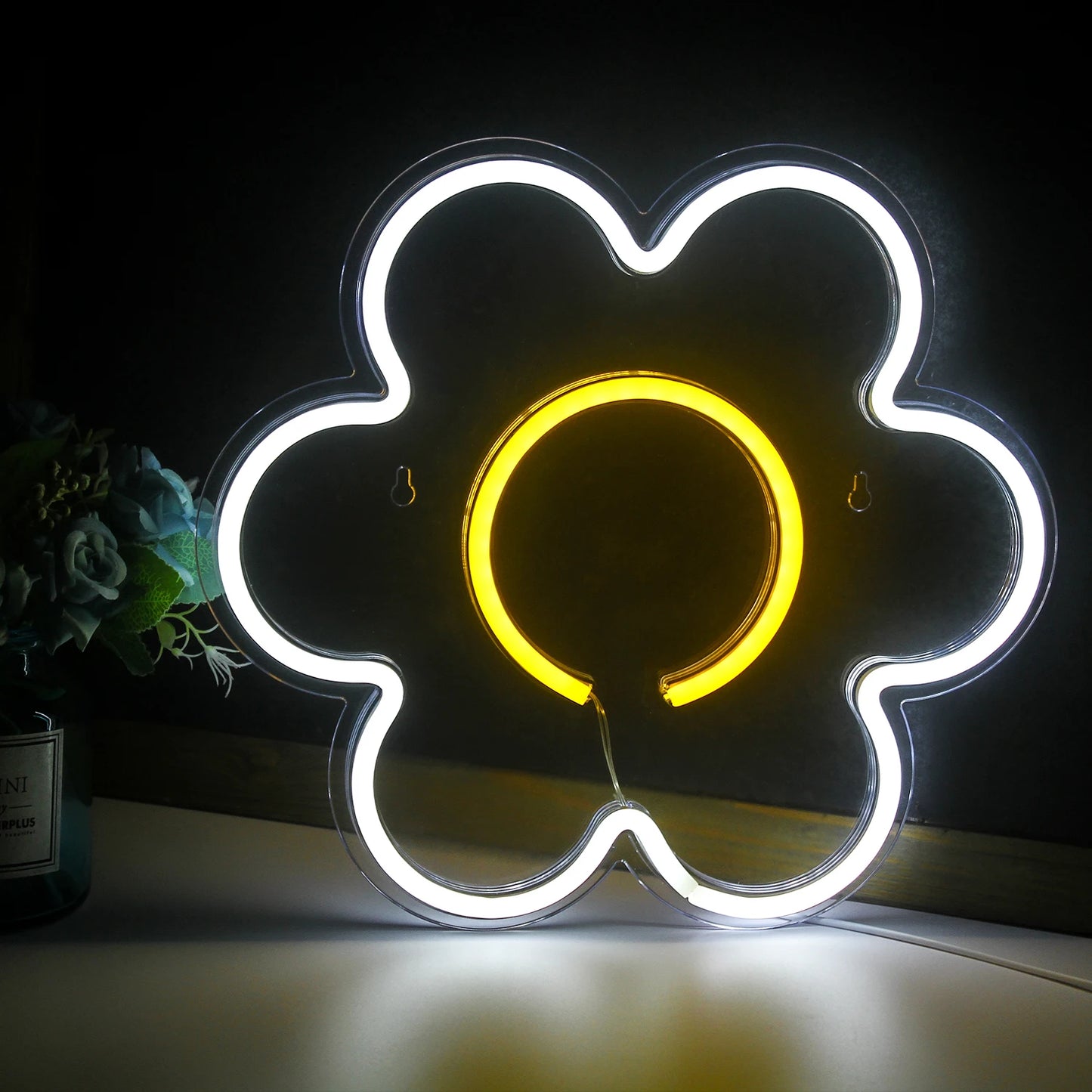LED Blumen 5V USB Neon Leuchtschild - Preiswert