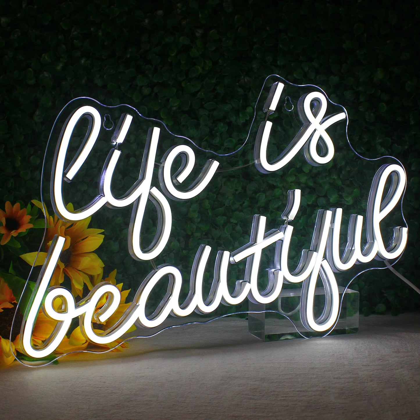 Life is Beautiful 5V USB LED Neon Schild - Preisgünstig