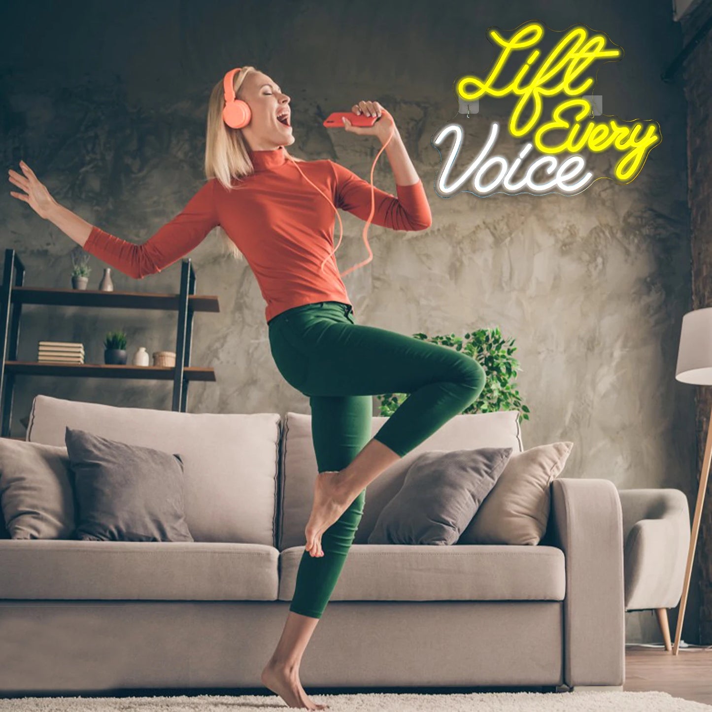 Life Every Voice 5V USB LED Leuchtschild - Preisgünstig