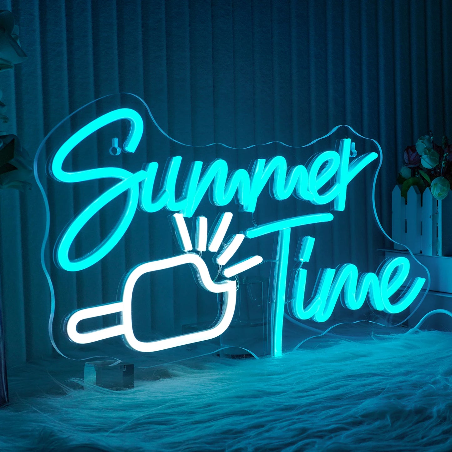 Sommerzeit Eiscreme 5V USB LED Leuchtschild - Preisgünstig