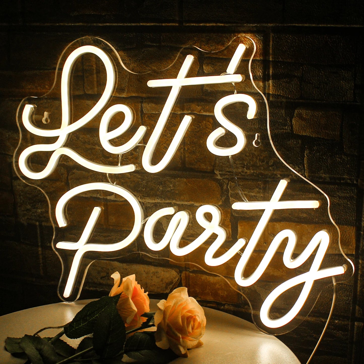 Let's Party 5V USB LED Leuchtschild - Preiswert