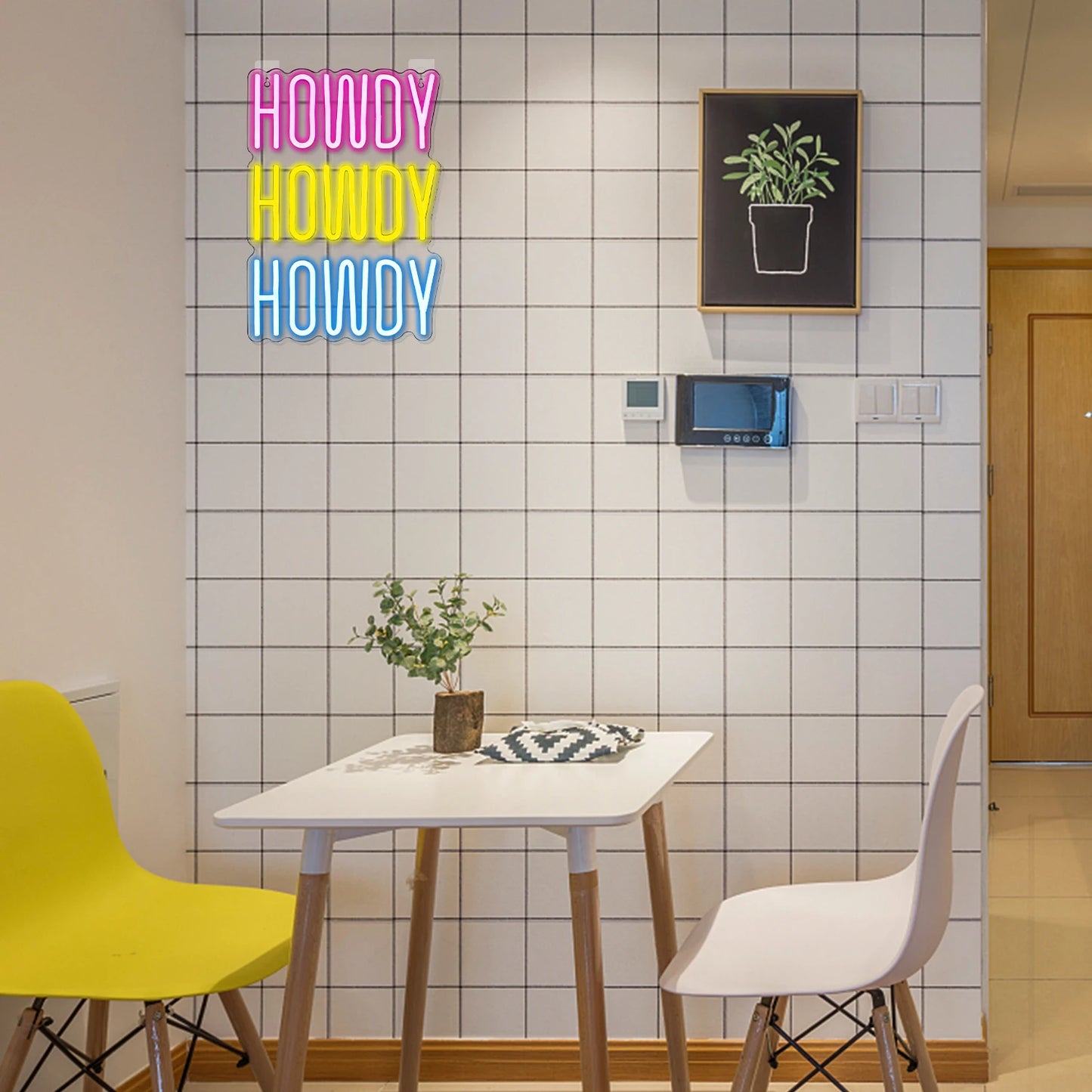 Howdy 5V USB LED Neon Schild - Preisgünstig