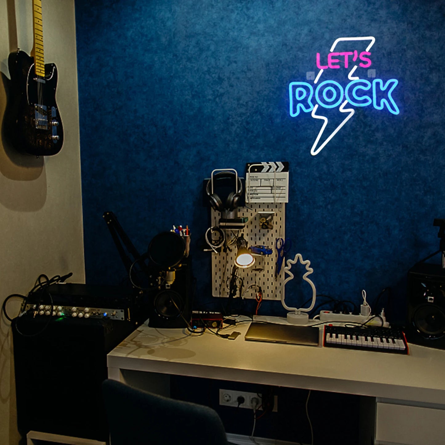 Let's Rock 5V USB LED Leuchtschild - Preiswert
