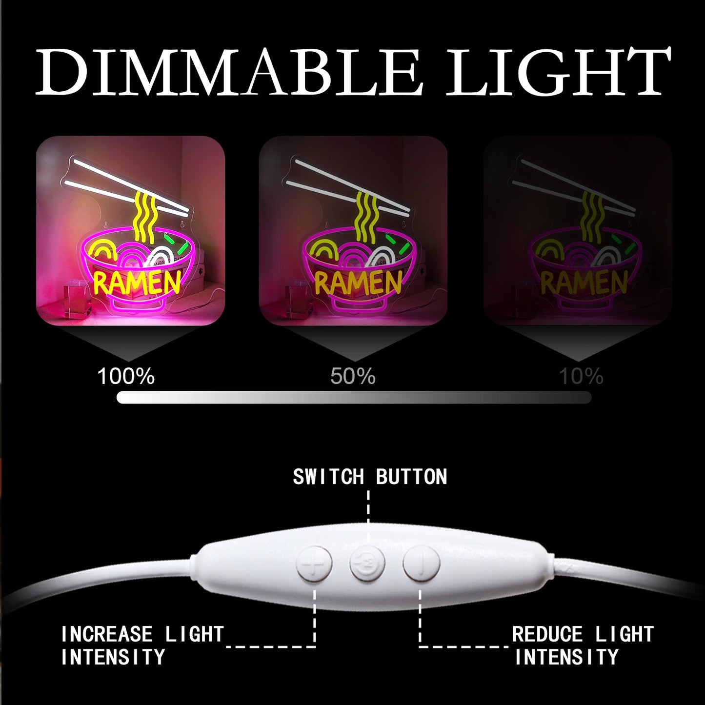 Ramen 5V USB LED Schilder - Preisgünstig