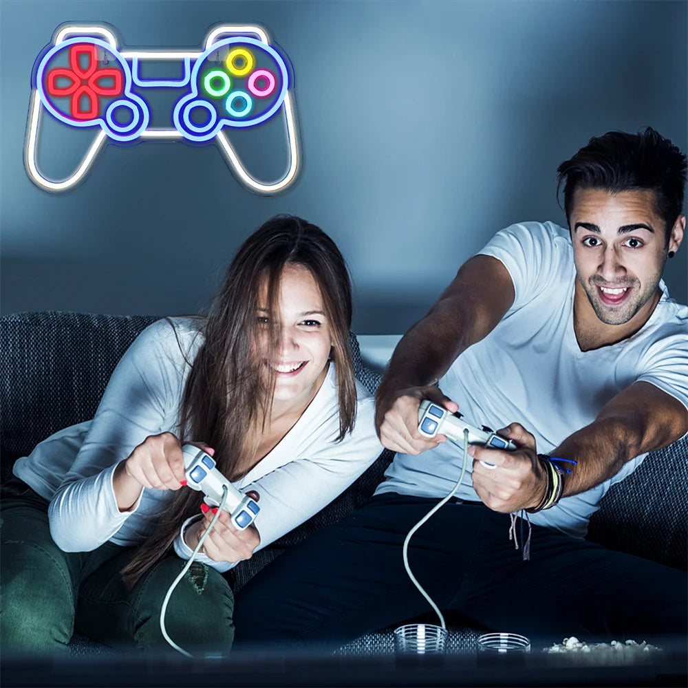 Gamer 5V USB LED Leuchtschild - Preisgünstig