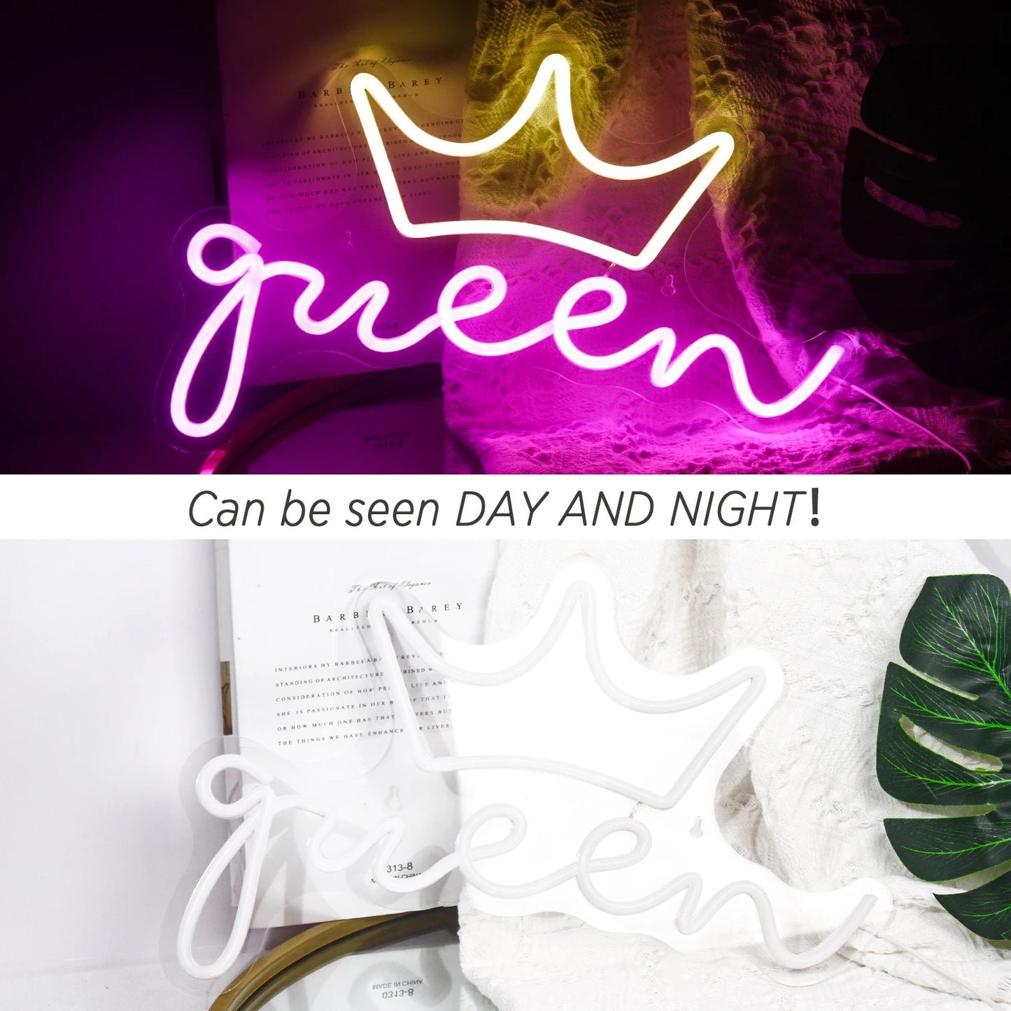 Queen 5V USB LED Leuchtschild - Preisgünstig