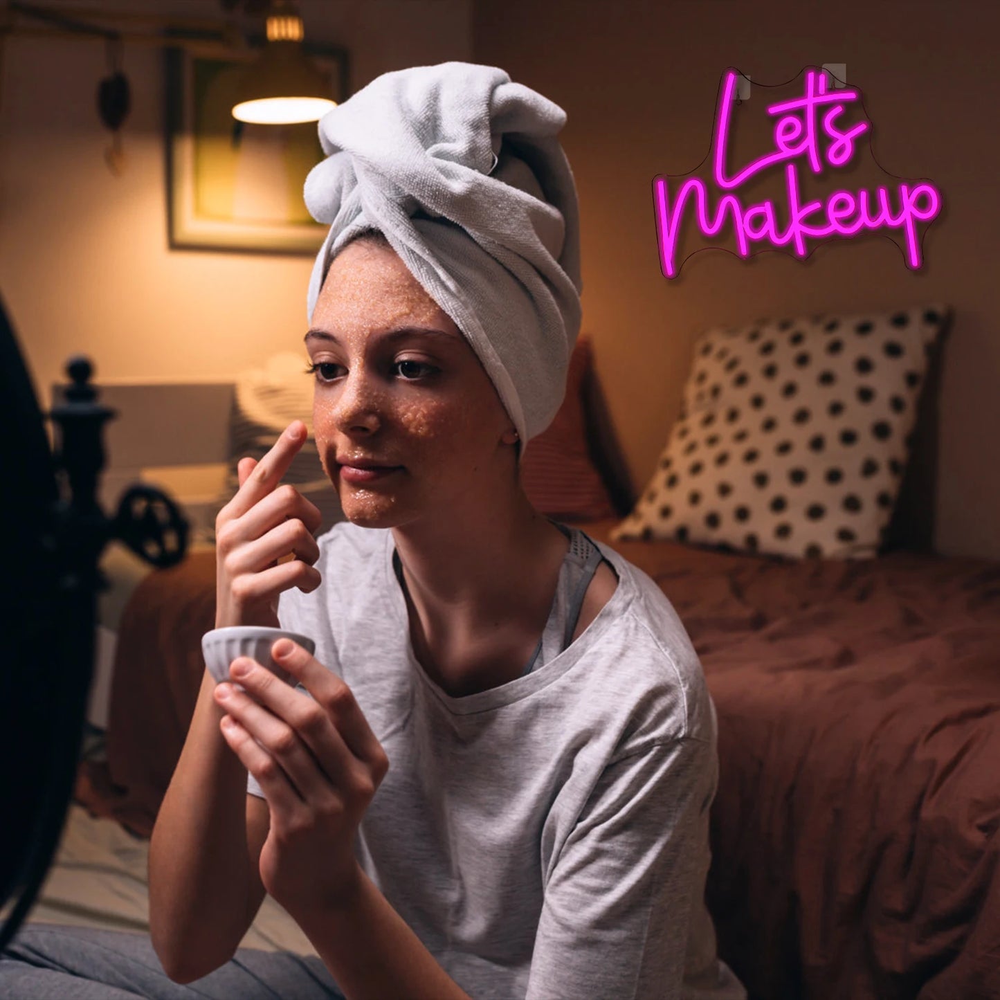 Let's Makeup 5V USB LED Leuchtschild - Preisgünstig