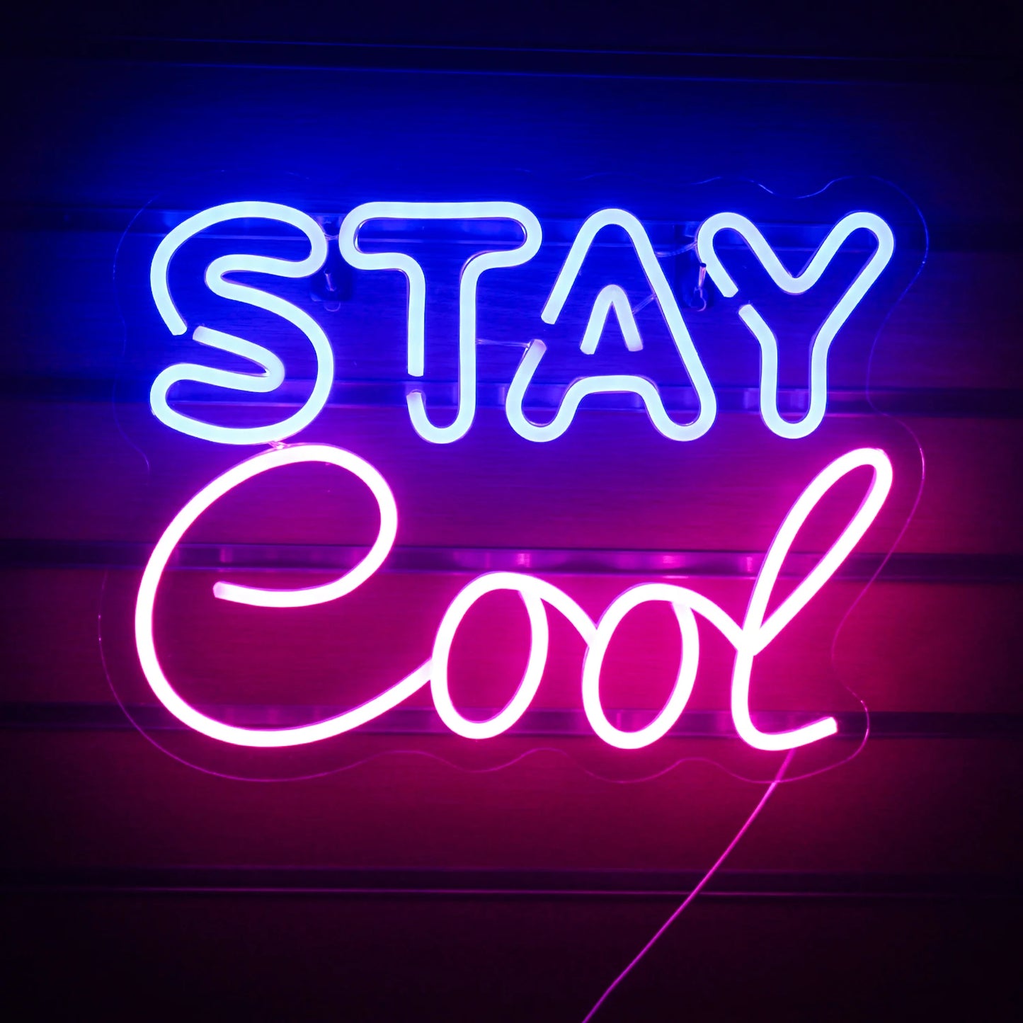 Stay Cool 5V USB LED Neon Schild - Preisgünstig