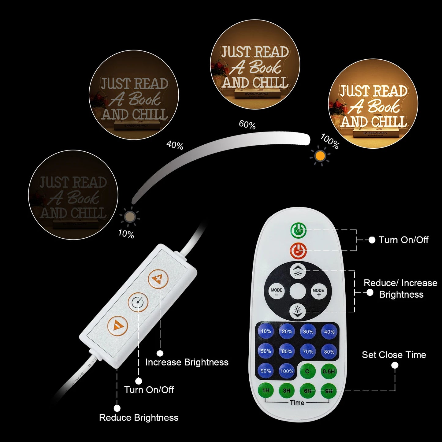 Einfach Ein Buch Lesen Und Entspannen 5V USB LED Neon Schild - Preisgünstig
