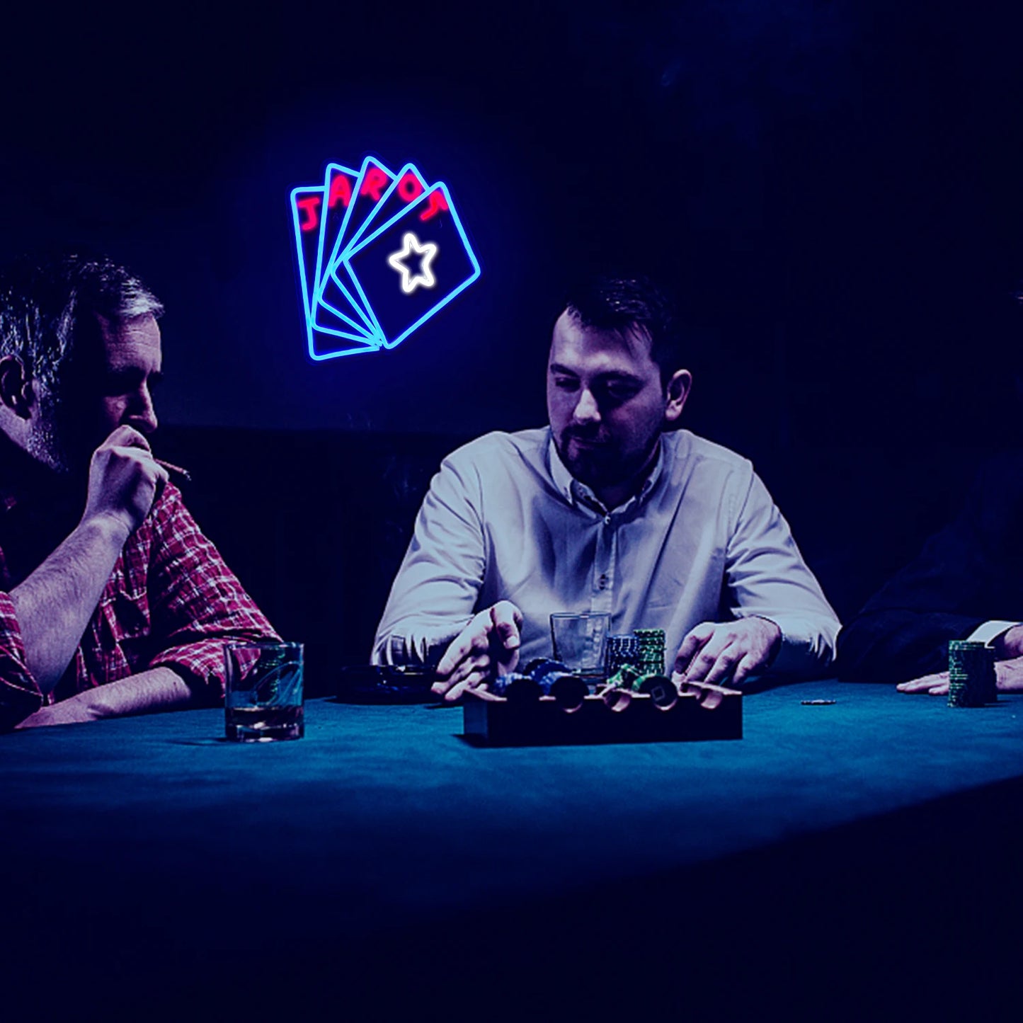 Poker 5V USB LED Leuchtschild - Preisgünstig