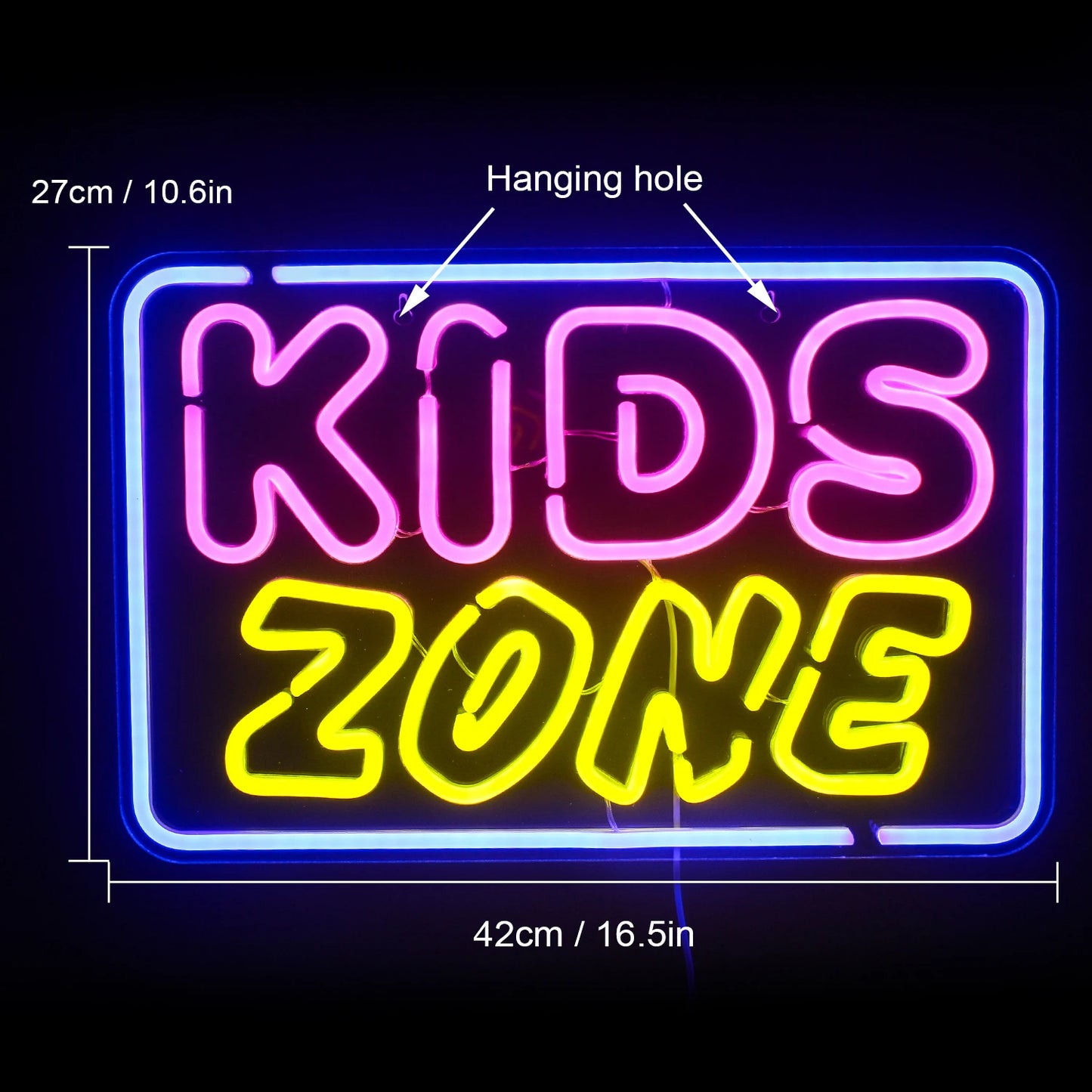 Kinderzone 5V USB LED Neon Schild - Preiswert