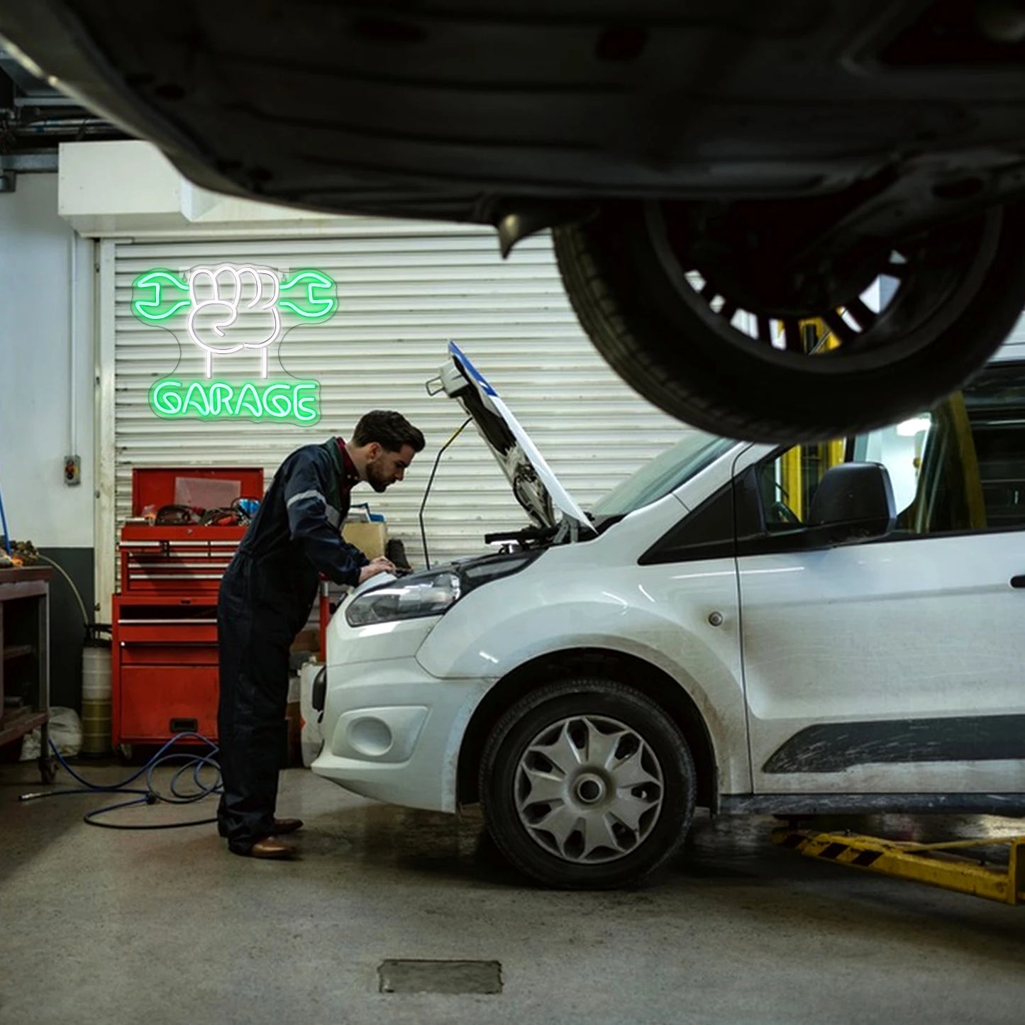 Garage 5V USB LED Leuchtschild - Preiswert